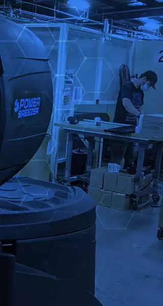power breezer in action
