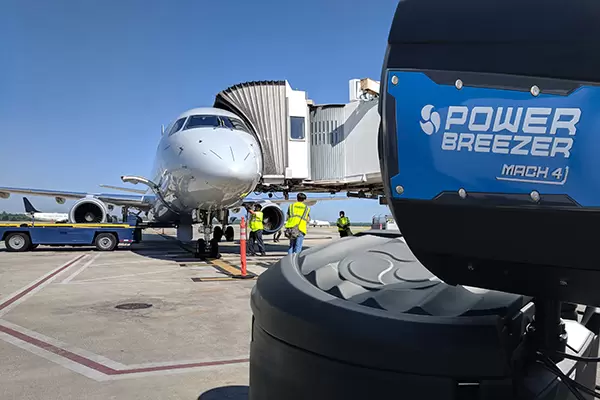 power breezer mach 4 evaporative cooler in aviation