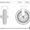 Power Breezer Mach 4 – 10” Rear Wheel w/Brake x 2 - Image 2