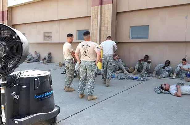 power breezer in the military