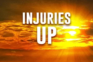 injuries up