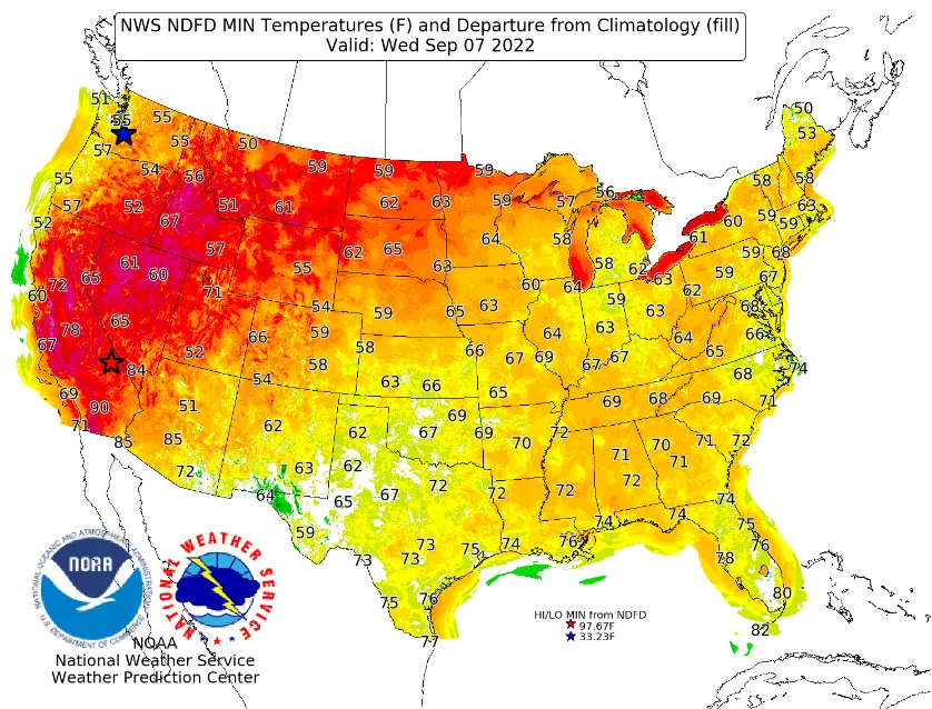 heat wave map