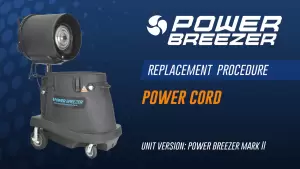 power breezer mark 2 power cord replacement procedure